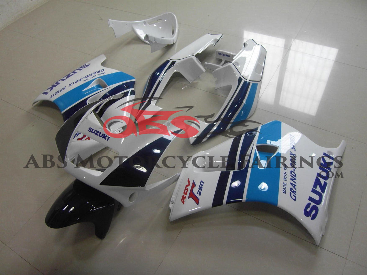 Grand-prix White & Blue 1991-1996 Suzuki RGV250 VJ22