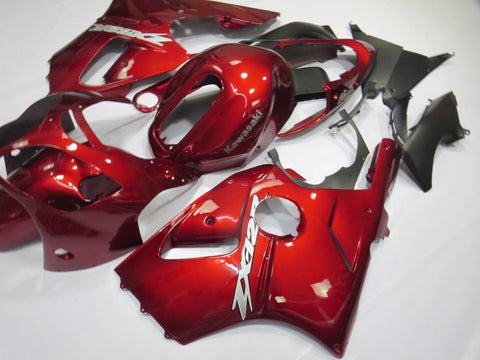 Fairing kit for a Kawasaki ZX12R (2000-2001) Candy Apple Red