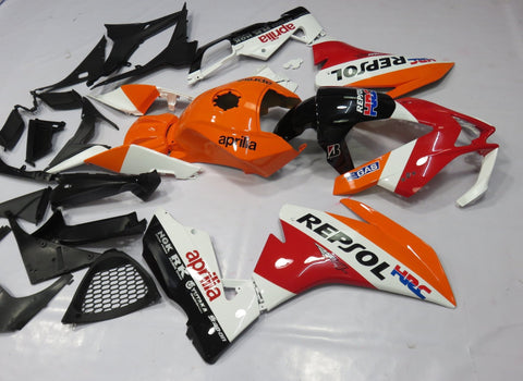 Aprilia RS4 125 (2012-2017) Orange, Red, White Repsol Fairings