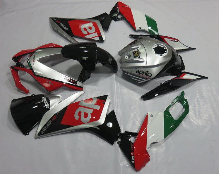 Aprilia RS4 125 (2012-2017) Silver, Red, Black, White & Green Fairings