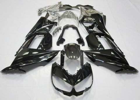 GLOSS BLACK FAIRING KIT FOR 2014-2016 KAWASAKI NINJA 1000