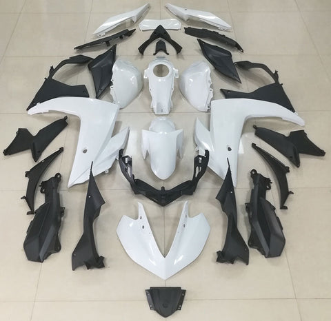 Yamaha YZF-R3 (2015-2018) White Fairings