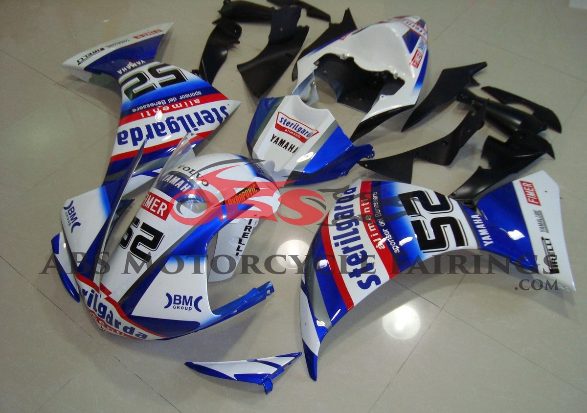 Yamaha YZF-R1 (2012-2014) White & Blue Sterilgarda Fairings