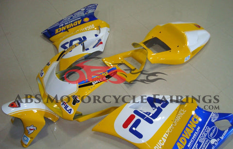 Ducati 748 (1994-2003) Yellow, White & Blue FILA Fairings