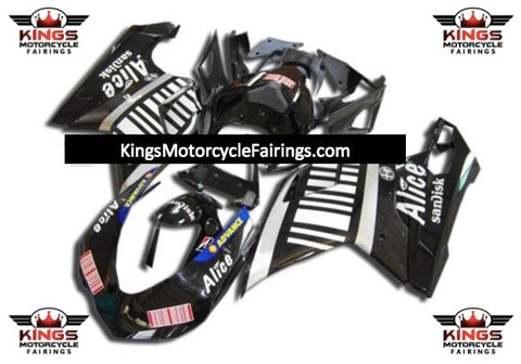 Ducati 1098 (2007-2012) Black, White & Silver Alice Fairings