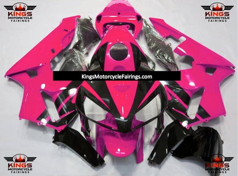 Honda CBR600RR (2005-2006) Black & Hot Pink Fairings