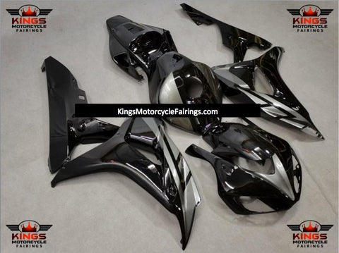 Honda CBR1000RR (2006-2007) Black & Silver Fairings