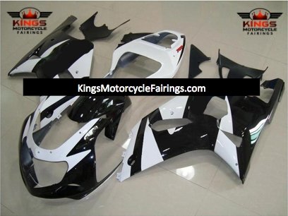 Suzuki GSXR750 (2000-2003) Black & White Fairings