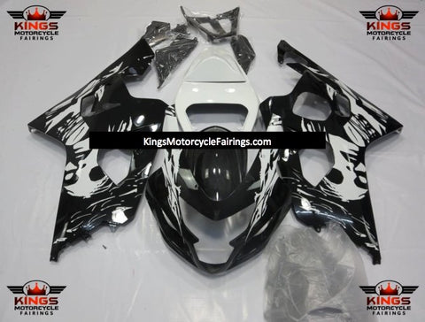 Suzuki GSXR750 (2004-2005) Black & White Les Mis Woman Face Fairings