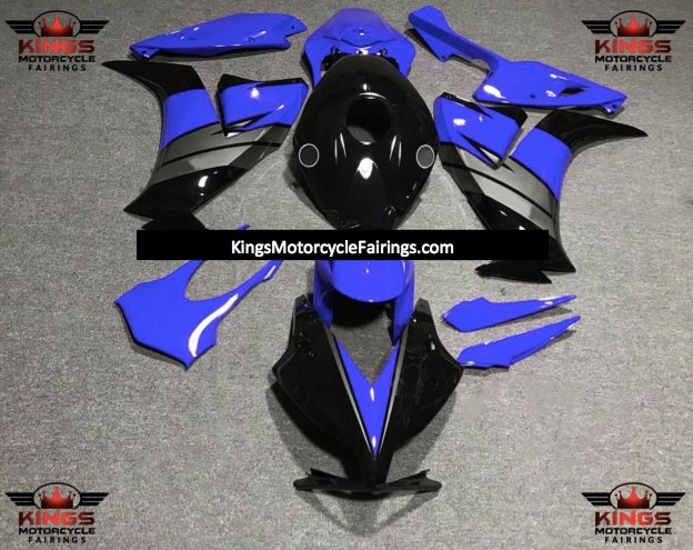 Honda CBR1000RR (2012-2016) Black, Blue & Gray Fairings