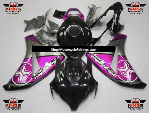 Honda CBR1000RR (2008-2011) Black, Pink & Silver TBR Fairings