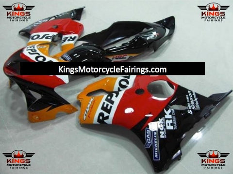 Honda CBR600F4 (1999-2000) Black, Red, Orange & White Repsol Fairings