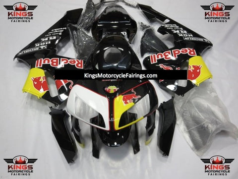 Honda CBR600RR (2005-2006) Black, Red, Yellow & White RedBull Fairings