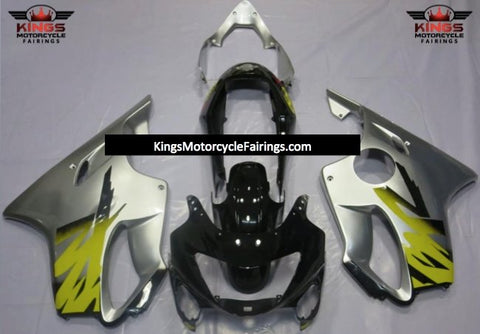 Honda CBR600F4 (1999-2000) Black, Silver & Yellow Fairings