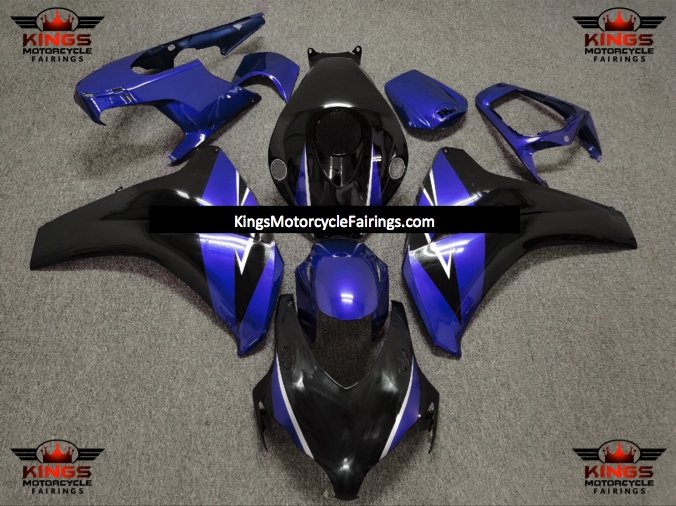 Honda CBR1000RR (2008-2011) Blue, Black & Silver Fairings