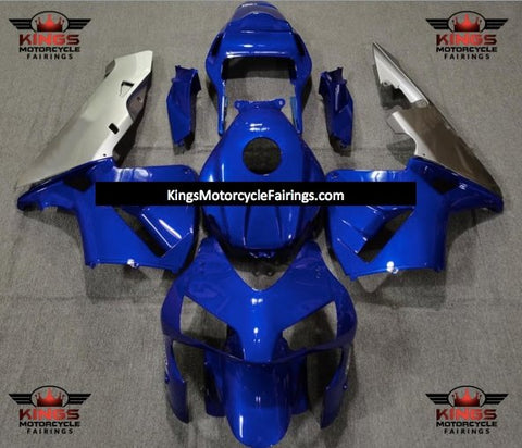 Honda CBR600RR (2003-2004) Blue & Silver Fairings