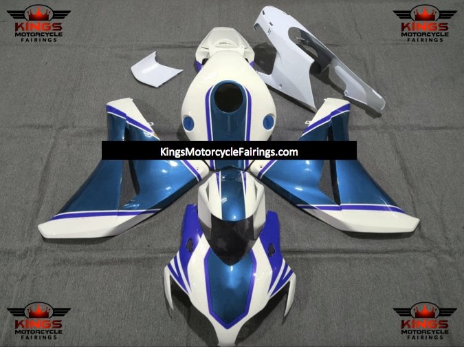 Honda CBR1000RR (2008-2011) Blue & White Fairings