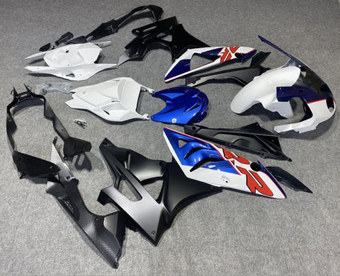 BMW S1000RR (2009-2014) Blue, White, Red & Black Fairings