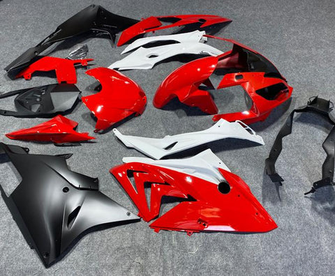 BMW S1000RR (2019-2021) Red, White & Matte Black Fairings