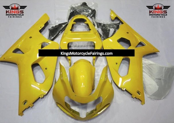 Suzuki GSXR750 (2000-2003) Yellow Fairings