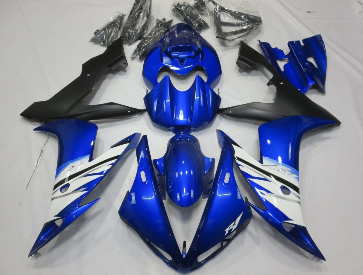 Yamaha YZF-R1 (2004-2006) Blue, White, Silver & Matte Black Fairings