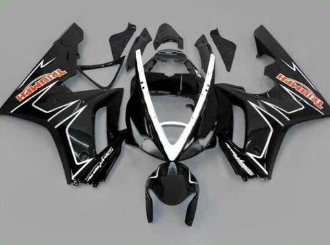 Triumph Daytona 675 (2006-2008) Black, White & Red Fairings