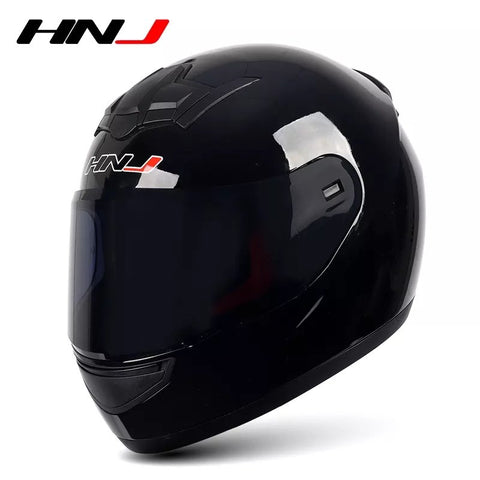 Black HNJ Motorcycle Helmet