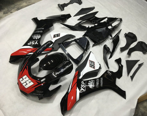 Yamaha YZF-R1 (2020-2023) Black, Red & White 99 Fairings