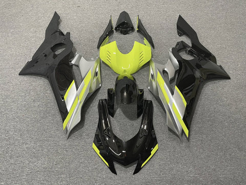 YAMAHA YZF-R6 (2017-2020) Black, Neon Yellow & Silver Fairings