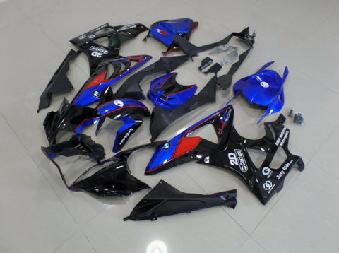 BMW S1000RR (2009-2014) Black, Blue & Red Fairings