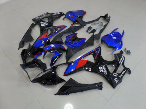 BMW S1000RR (2015-2016) Black, Blue & Red Fairings