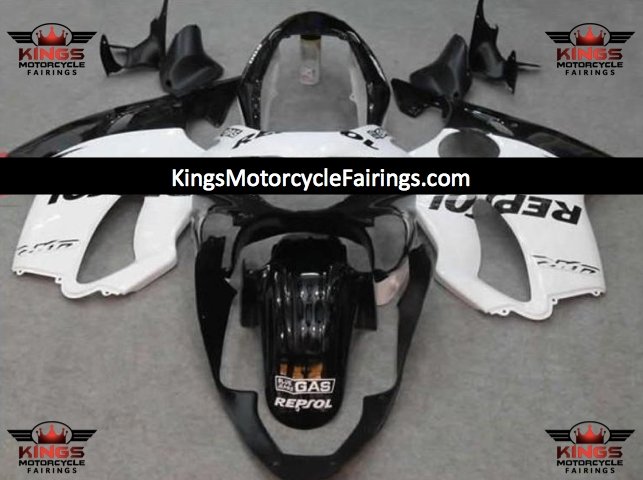 Honda CBR600F4 (1999-2000) Black & White Repsol Fairings