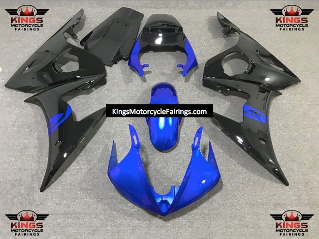 Yamaha YZF-R6 (2005) Black & Blue Fairings