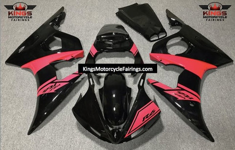 Yamaha YZF-R6 (2003-2004) Black & Red Fairings