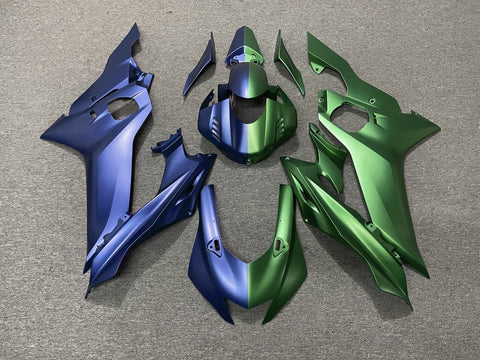 YAMAHA YZF-R6 (2017-2020) Matte Blue & Matte Green Fairings