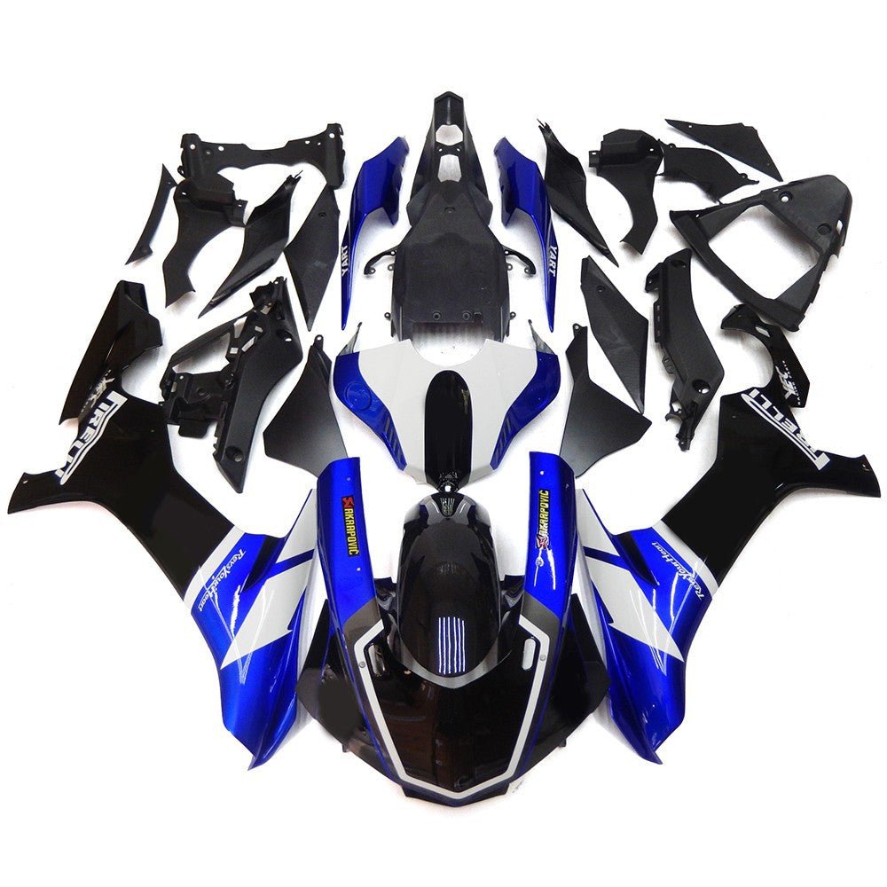 Yamaha YZF-R1 (2020-2023) Black, Blue, White & Silver Fairings