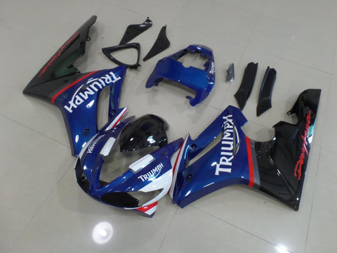 Triumph Daytona 675 (2009-2012) Blue, Black, White, Red & Gray Fairings