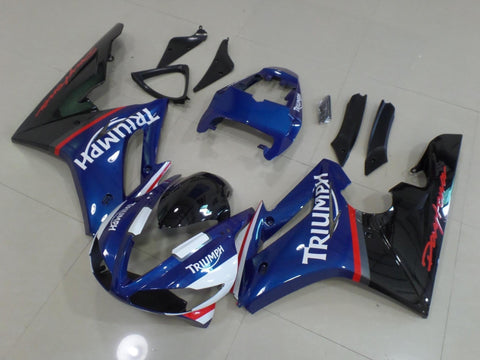 Triumph Daytona 675 (2009-2012) Blue, Black, White, Red & Gray Fairings