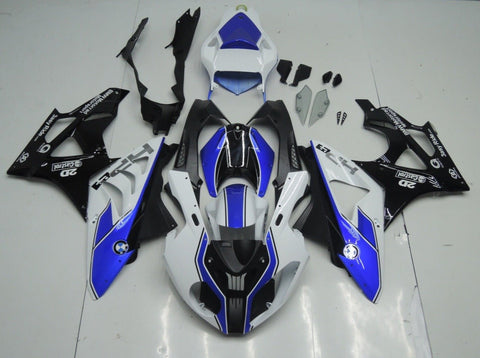 BMW S1000RR (2009-2014) Blue, White & Black Fairings