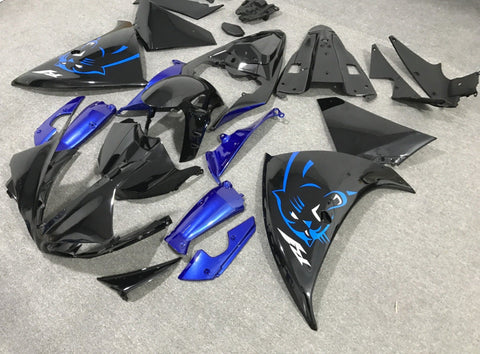 Yamaha YZF-R1 (2012-2014) Black & Blue Panther Fairings