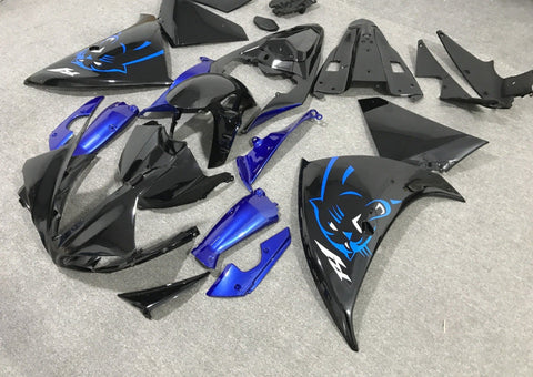 Yamaha YZF-R1 (2009-2011) Black & Blue Panther Fairings