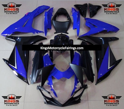 Suzuki GSXR750 (2011-2023) Blue, Black & Silver Fairings