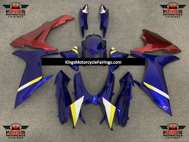 Suzuki GSXR750 (2011-2023) Blue, Red, White & Yellow Fairings