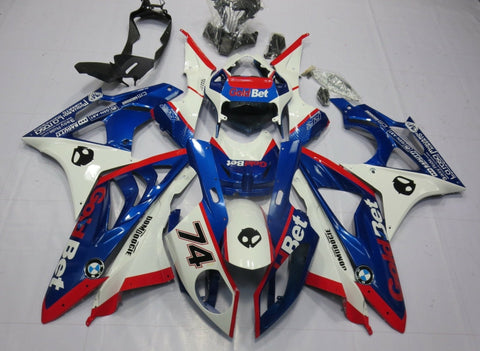 BMW S1000RR (2009-2014) Blue, White & Red GoldBet Fairings