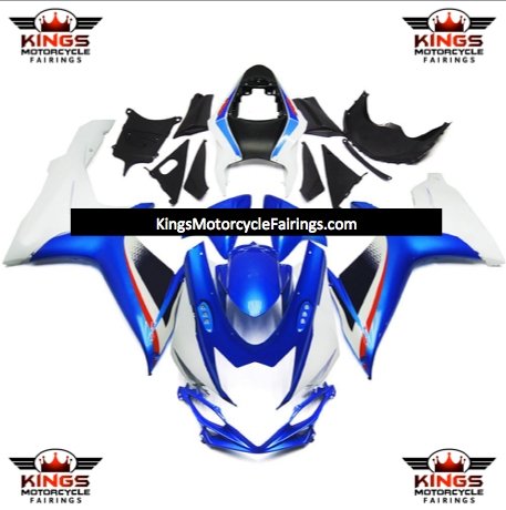 Suzuki GSXR750 (2011-2023) Blue, White, Black & Red Fairings