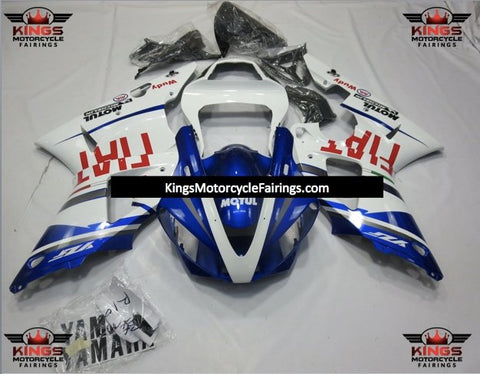 Yamaha YZF-R1 (2000-2001) Blue, White & Red Fiat Fairings