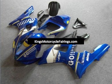 Yamaha YZF-R1 (2000-2001) Blue, White & Yellow GO Fairings