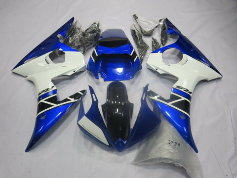 Yamaha YZF-R6 (2003-2004) Blue, White & Black Fairings