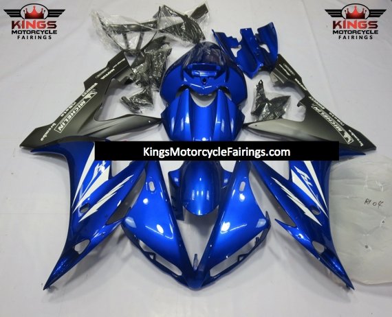 Yamaha YZF-R1 (2004-2006) Blue, White & Matte Black Fairings