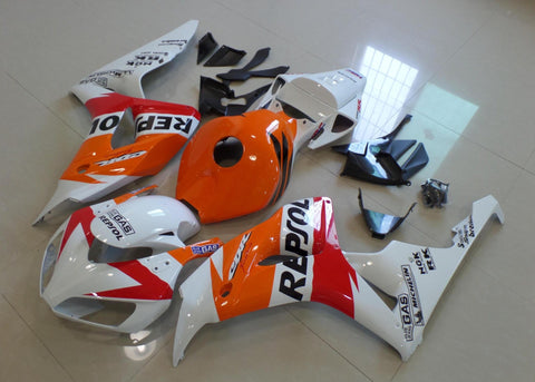 Honda CBR1000RR (2006-2007) White, Orange & Red Repsol Fairings